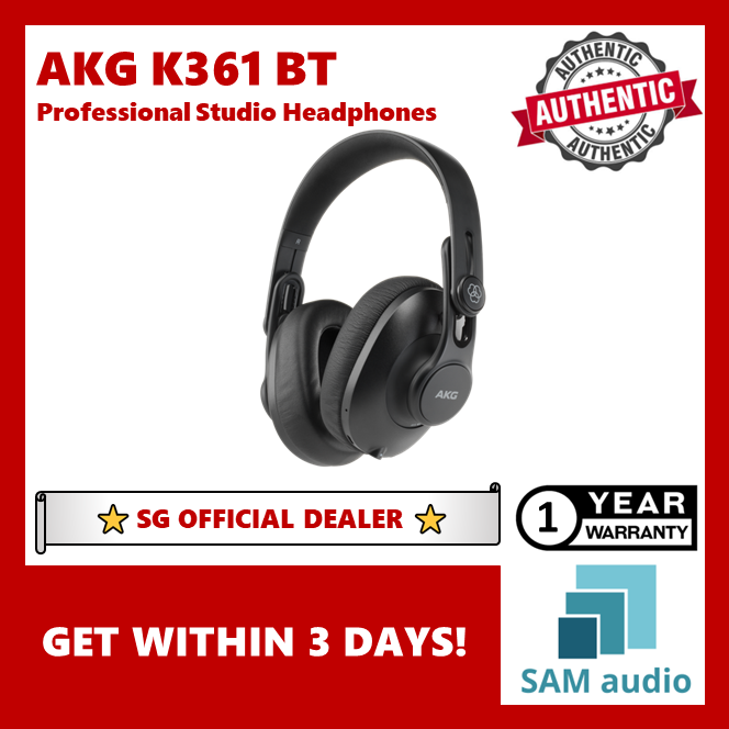 [🎶SG] AKG K361 BT Professional Studio Bluetooth Headphones