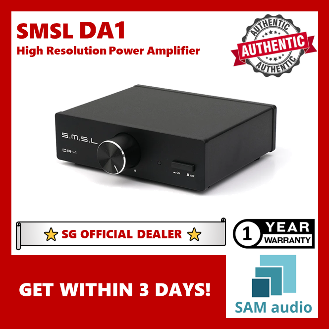[🎶SG] SMSL DA1 (DA-1,DA 1) High Resolution Power Amplifier
