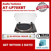 Load image into Gallery viewer, [🎶SG] AUDIO TECHNICA AT-LP70XBT (LP70XBT) Fully Automatic Wireless Belt-Drive Turntable
