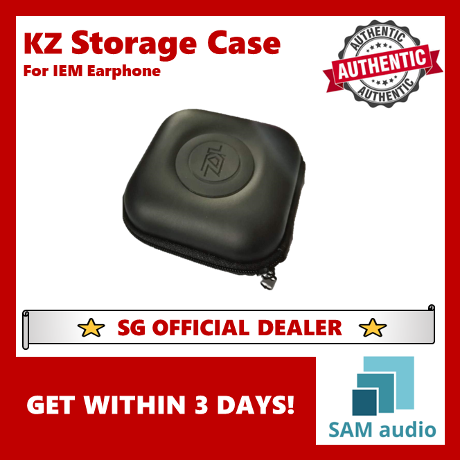[🎶SG] KZ IEM Earphone Storage Case (Black)