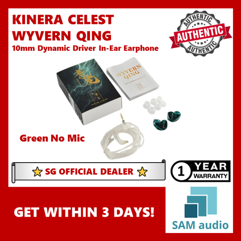 [🎶SG] KINERA CELEST WYVERN QING 10mm Dynamic Driver In-Ear Earphone