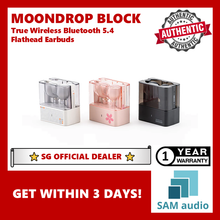 Load image into Gallery viewer, [🎶SG] MOONDROP BLOCK True Wireless Bluetooth 5.4 Flathead Earbuds
