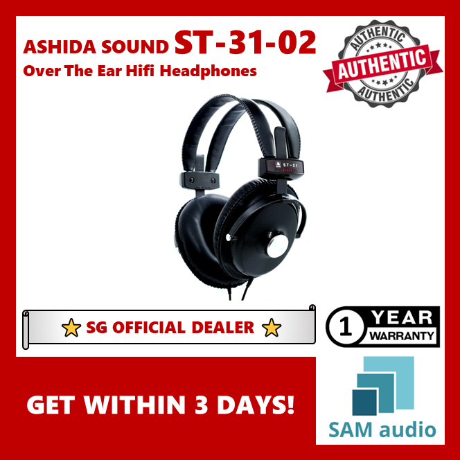 [🎶SG] ASHIDA AUDIO ASHIDAVOX ST-31-02 Over The Ear Hifi Headphones