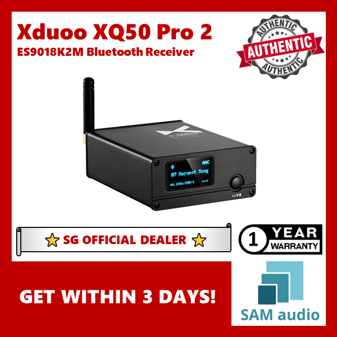 [🎶SG] XDUOO XQ50 Pro 2 (XQ50-Pro2 / XQ50Pro2) Bluetooth Receiver