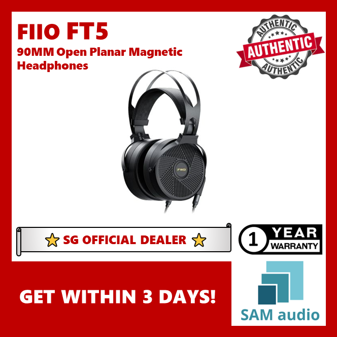 [🎶SG] FiiO FT5 90MM Open Back Planar Magnetic Headphones