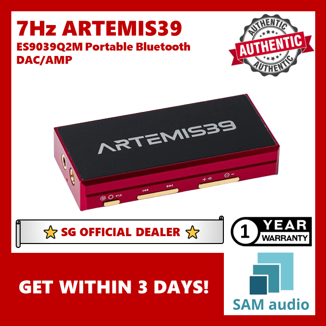 [🎶SG] 7Hz ARTEMIS39 (ARTEMIS 39) ES9039Q2M Portable Bluetooth DAC/AMP