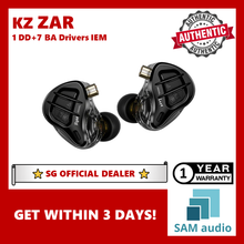 Load image into Gallery viewer, [🎶SG] KZ ZAR 1 Dynamic + 7 Balanced Armature Drivers IEM With MIC
