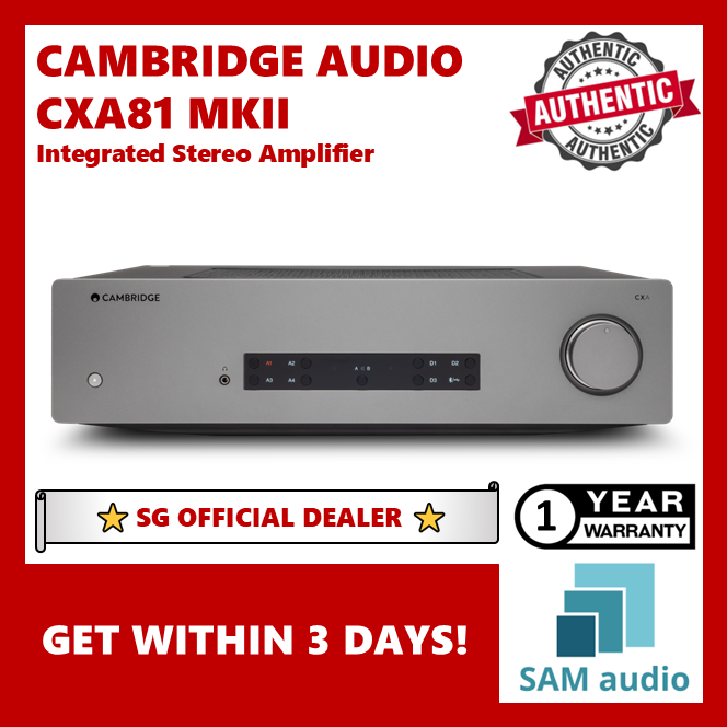 [🎶SG] CAMBRIDGE AUDIO CXA81 MKII Integrated Stereo Amplifier