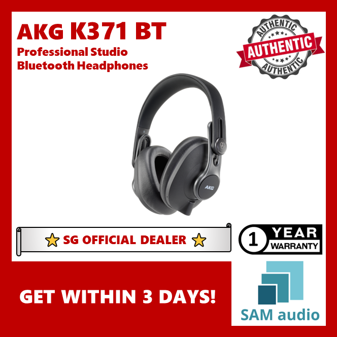 [🎶SG] AKG K371 BT Professional Studio Bluetooth Headphones