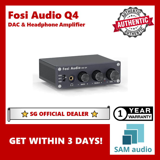[🎶SG] FOSI AUDIO Q4 Mini Stereo DAC & Headphone Amplifier