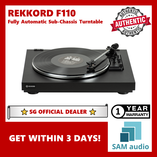 [🎶SG] REKKORD AUDIO F110 Fully Automatic Entry Level Sub-Chassis Turntable