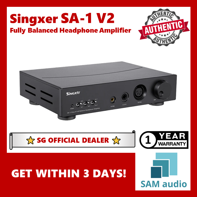 🎶SG] SINGXER SA-1 V2 (SA1 V2) Fully Balanced Headphone Amplifier – SAM  Audio SG