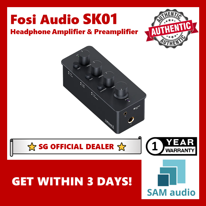 [🎶SG] FOSI AUDIO SK01 Headphone Amplifier & Preamplifier