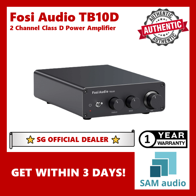 [🎶SG] FOSI AUDIO TB10D 2 Channel Class D Power Amplifier