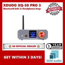 Load image into Gallery viewer, [🎶SG] XDUOO XQ-50 PRO 3 (XQ50 PRO 3, XQ50PRO3) Bluetooth DAC &amp; Headphone AMP
