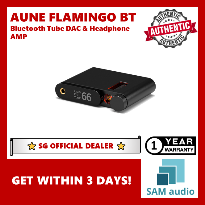 [🎶SG] AUNE FLAMINGO BT Bluetooth Tube DAC Headphone AMP