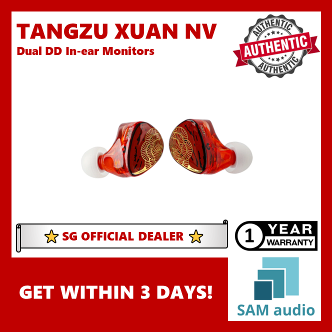 [🎶SG] TANGZU XUAN NV Dual DD In-ear Monitors – SAM Audio SG