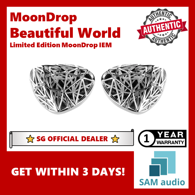 🎶SG] MOONDROP BEAUTIFUL WORLD In-Ear Monitor (Limited