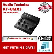 Load image into Gallery viewer, [🎶SG] AUDIO TECHNICA AT-UMX3 (UMX3) USB Audio Mixer Audio Interface
