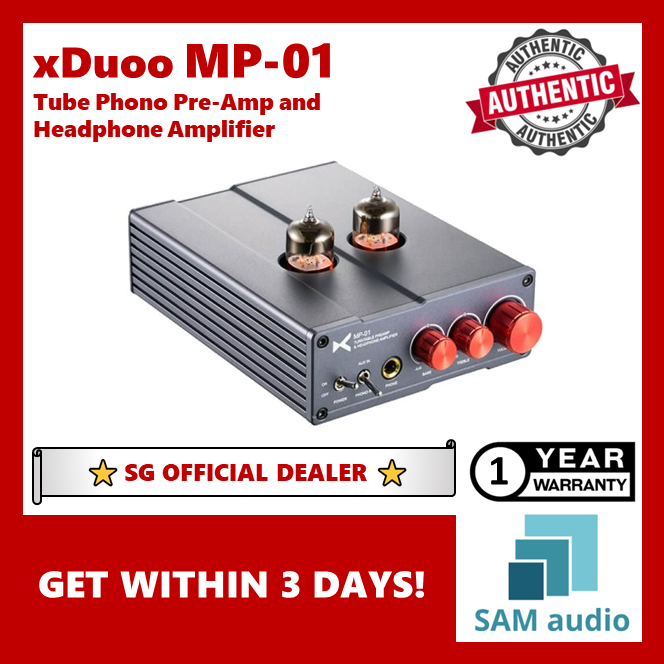 [🎶SG] XDUOO MP-01 (MP01 MP 01) Tube Phono Pre-Amp and Headphone Amplifier