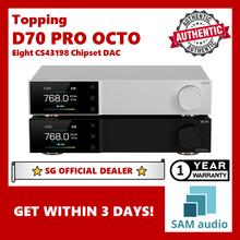 Load image into Gallery viewer, [🎶SG] TOPPING D70 PRO OCTO 8*CS43198 DAC
