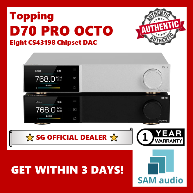 TOPPING D70 Pro OCTO DAC HIFI Desktop User Guide