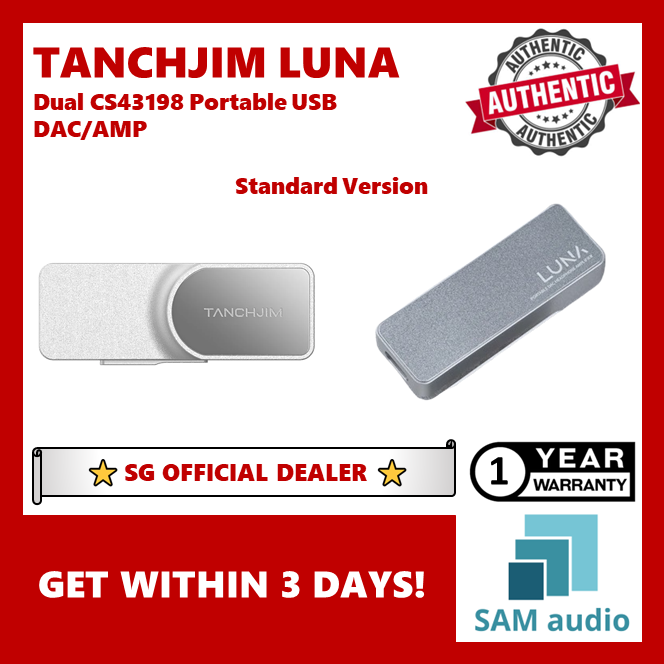 [🎶SG] TANCHJIM LUNA Dual CS43198 Portable USB DAC/AMP