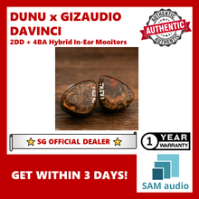 Load image into Gallery viewer, [🎶SG] DUNU x GIZAUDIO DAVINCI 2DD + 4BA Hybrid In-Ear Monitor
