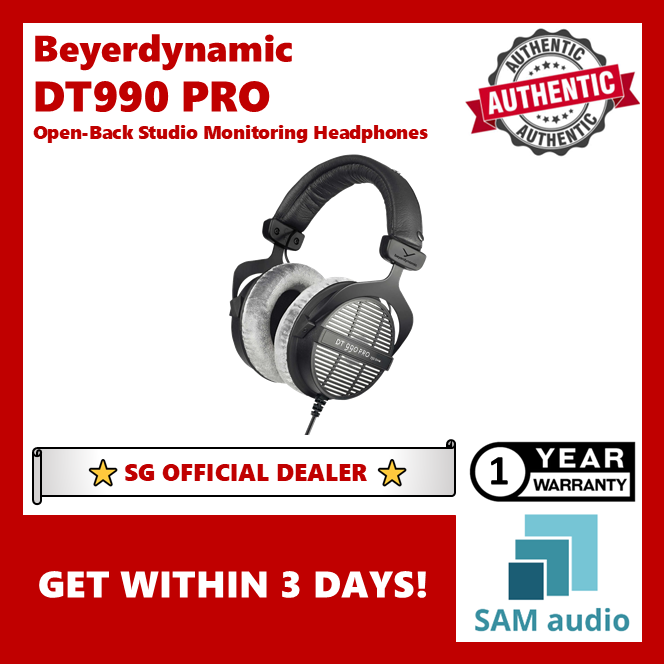 🎶SG] Beyerdynamic DT 990 Pro (DT990 Pro) Open Back Studio