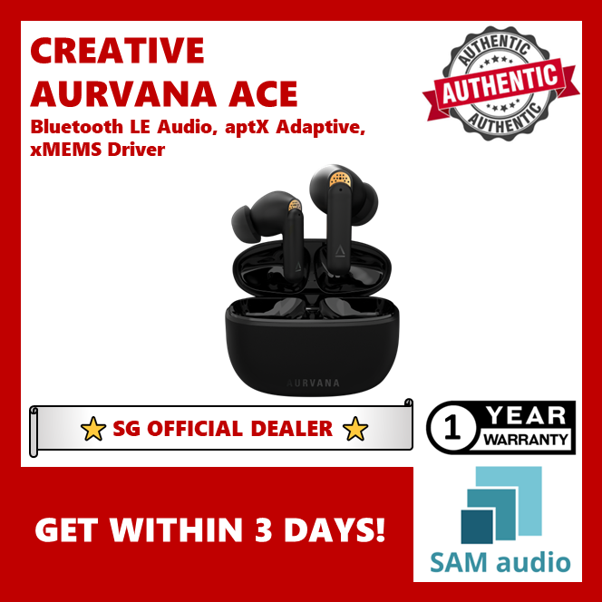 [🎶SG] CREATIVE AURVANA ACE TWS True Wireless Earphones