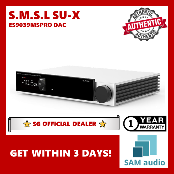 [🎶SG] SMSL SU-X (SUX) Dual ES9039MSPRO Digital to Analog Convertor (DAC)