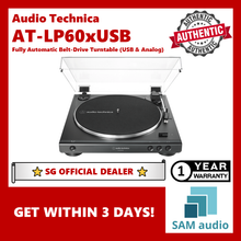 Load image into Gallery viewer, [🎶SG] Audio Technica AT-LP60XUSB (LP60 XUSB LP60XUSB), Automatic Belt Drive 2 speed Turntable, Direct Line/Phono output + USB out, Hifi Audio
