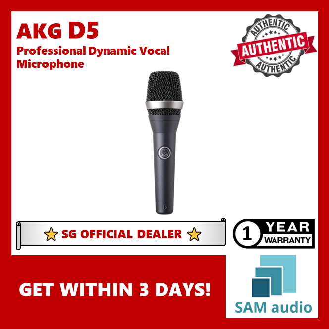 [🎶SG] AKG D5 Professional Dynamic Vocal Microphone
