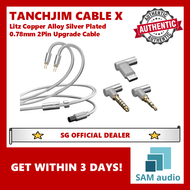 [🎶SG] TANCHJIM CABLE X Litz Copper Alloy Silver Plated 0.78mm 2Pin Upgrade Cable