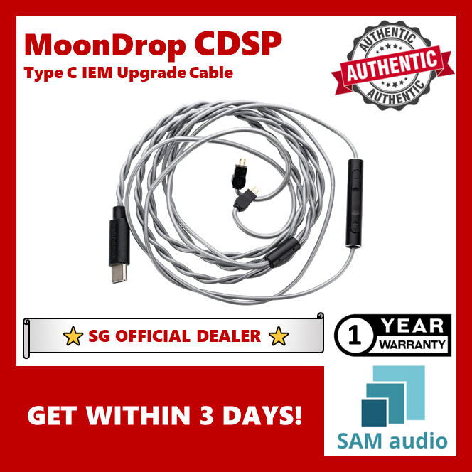 [🎶SG] MOONDROP CDSP IEM UPGRADE CABLE (DSP TYPE C USB C)