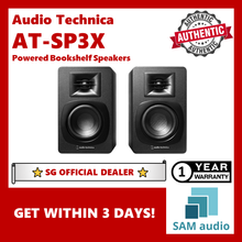 Load image into Gallery viewer, [🎶SG] AUDIO TECHNICA AT-SP3X (SP3X) Powered Bluetooth Bookshelf Speakers
