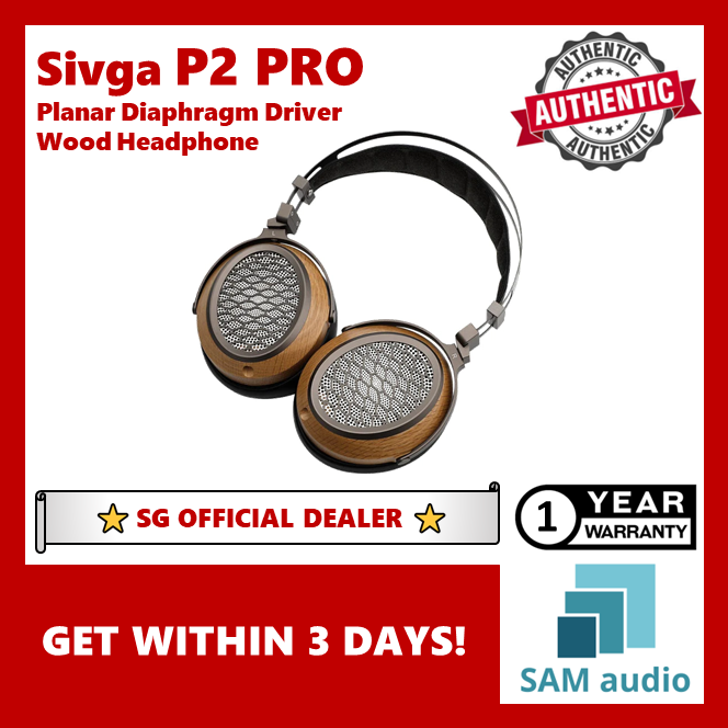 [🎶SG] SIVGA P2 PRO (PII PRO) Planar Diaphragm Driver Wood Headphone