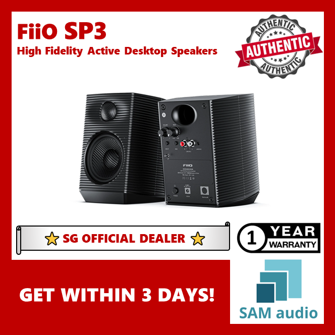 [🎶SG] FiiO SP3 High Fidelity Active Desktop Speakers