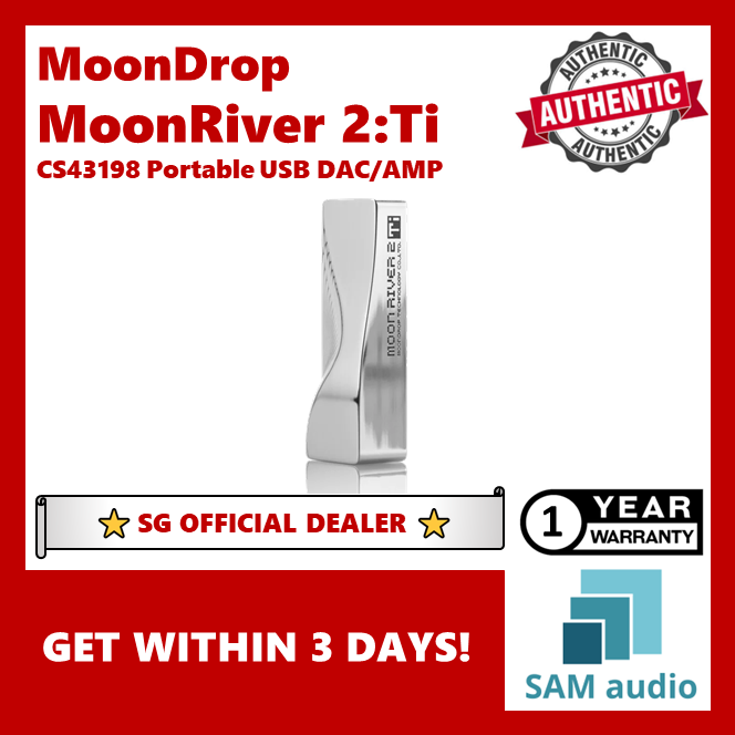 [🎶SG] MOONDROP MOONRIVER 2:TI Portable DAC/AMP Dongle