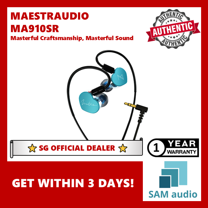 🎶SG] MAESTRAUDIO MA910SR Japanese-made Monitoring Grade In-ear