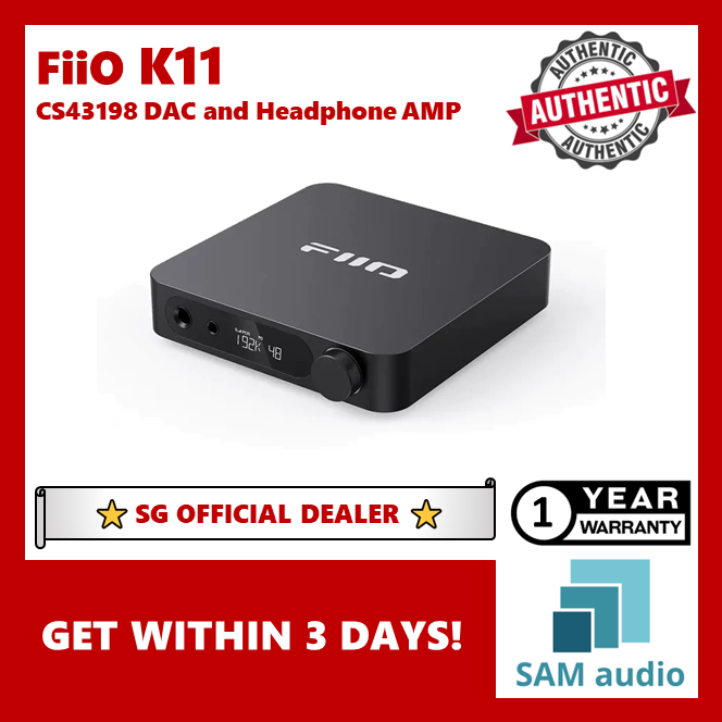 [🎶SG] FiiO K11 CS43198 DAC and Headphone Amplifier