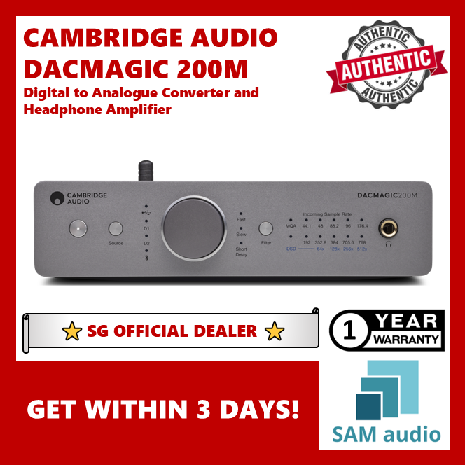 [🎶SG] CAMBRIDGE AUDIO DACMAGIC 200M Digital to Analogue Converter and Headphone Amplifier