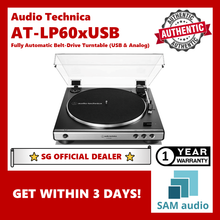 Load image into Gallery viewer, [🎶SG] Audio Technica AT-LP60XUSB (LP60 XUSB LP60XUSB), Automatic Belt Drive 2 speed Turntable, Direct Line/Phono output + USB out, Hifi Audio
