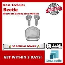 Load image into Gallery viewer, [🎶SG] ROSESELSA (ROSE TECHNICS) BEETLE True Wireless Bluetooth Gaming Earbuds (TWS)
