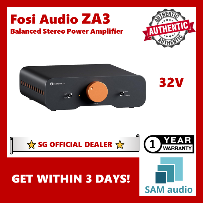 🎶SG] FOSI AUDIO ZA3 Balanced Stereo Power Amplifier – SAM Audio SG