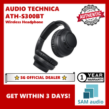 Load image into Gallery viewer, [🎶SG] AUDIO TECHNICA ATH-S300BT (S300BT) Active Noise Cancelling Wireless Headphone
