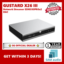 Load image into Gallery viewer, [🎶SG] GUSTARD X26 III Network Streamer ES9039SOROx2 Digital-to-Analog Convertor (DAC)
