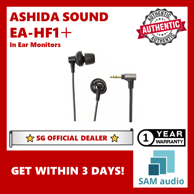 [🎶SG] ASHIDA SOUND ASHIDAVOX EA-HF1 In Ear Monitors IEMs