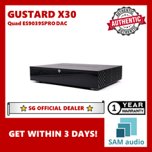 Load image into Gallery viewer, [🎶SG] GUSTARD X30 Quad ES9039SPRO Digital to Analog Converter (DAC)
