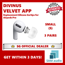 Load image into Gallery viewer, [🎶SG] DIVINUS VELVET APP Replacement Silicone Eartips for Airpods Pro
